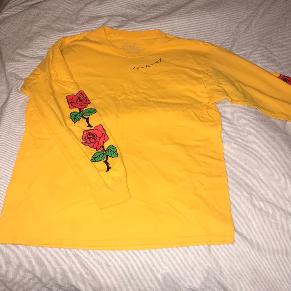 Yellow urban outfitters shirt